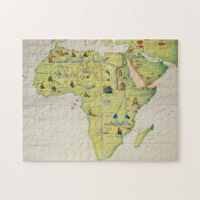 Der Kontinent Afrika Puzzle (Horizontal)