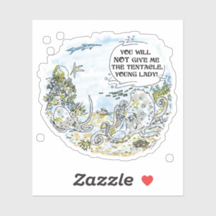 Der Konturaufkleber Tentacle Aufkleber