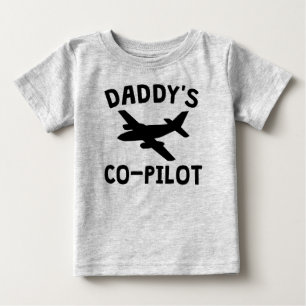 Der Kopilot des Vatis Baby T-shirt