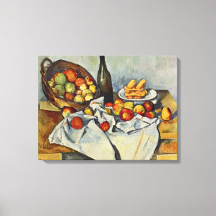 Der Korb der Äpfel von Paul Cezanne Leinwanddruck