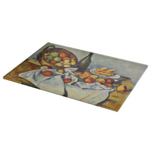Der Korb mit Äpfeln von Paul Cezanne Schneidebrett