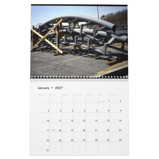 Der Korkenzieher-Bau-Kalender Kalender (Jan 2027)