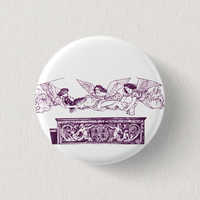 Der Körper der Heiligen Katharina wird von den Eng Button (Vorderseite)