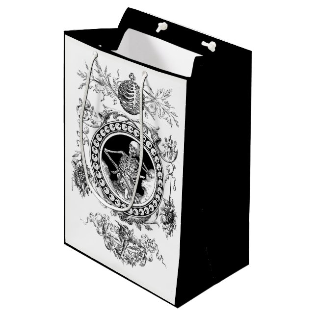 Der Körper dieser Todesgeschenk-Tasche Mittlere Geschenktüte (Vorderseite Schrägansicht)