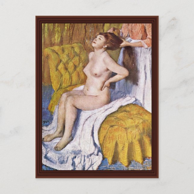 Der Körper von Edgar Degas Postkarte (Vorderseite)