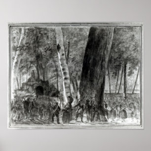 Der Körper von Jean Paul Marat Poster