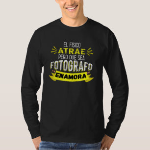 Der Körper zieht an, aber ein Fotograf verliebt T-Shirt