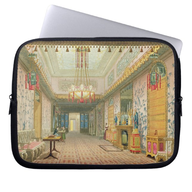 Der Korridor oder die lange Galerie in seiner Laptopschutzhülle (Vorderseite)