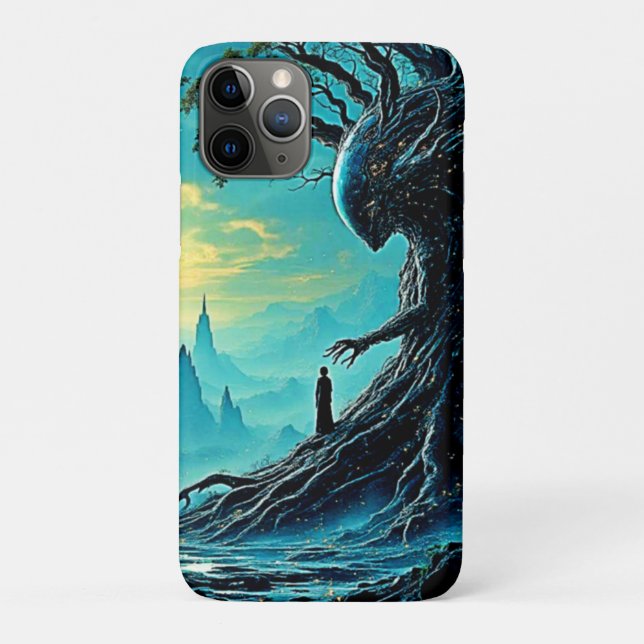 Der kosmische Baum der Fantasie Case-Mate iPhone Hülle (Rückseite)