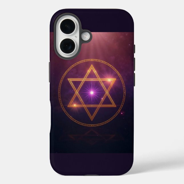 Der kosmische Stern der erleuchteten Balance Case-Mate iPhone Hülle (Rückseite)