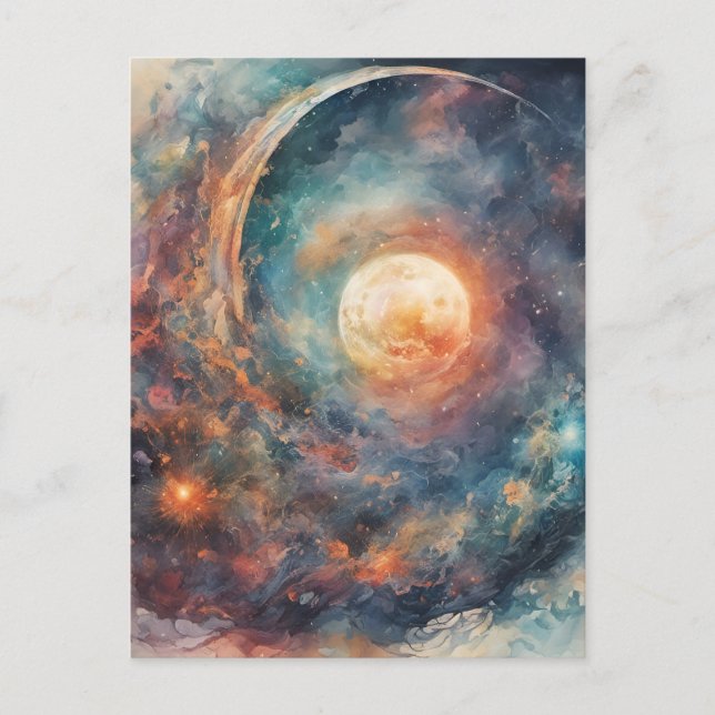 Der Kosmos Postkarte (Vorderseite)