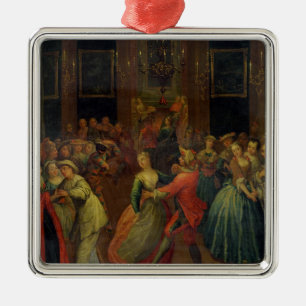 Der Kostümball Silbernes Ornament