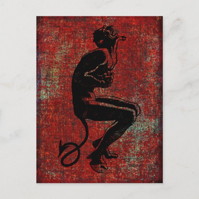 Der Krampus Postkarte (Vorderseite)