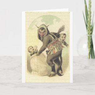 Der Krampusschwund Feiertagskarte