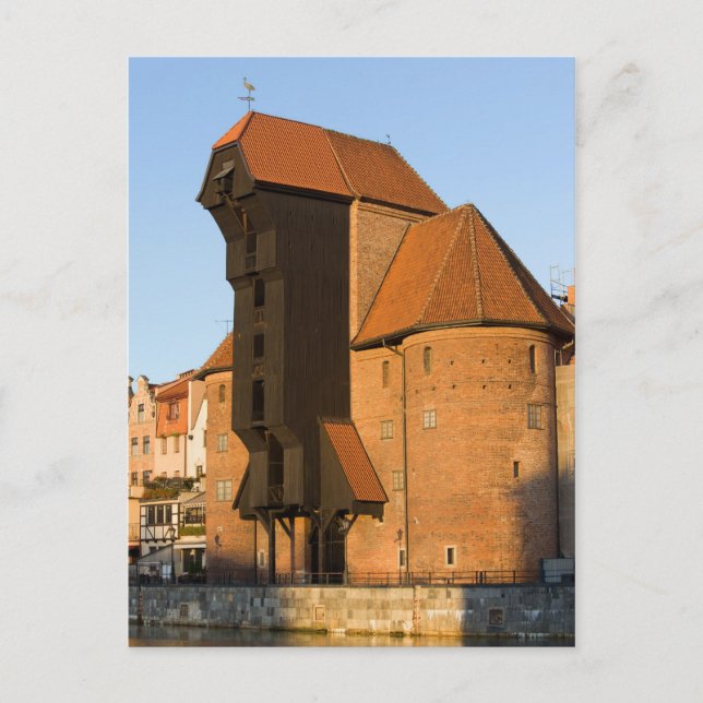 Der Kranich in Danzig Postkarte (Vorderseite)
