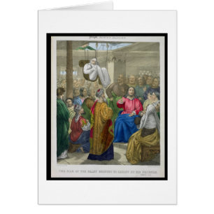 Der Kranke der Lähmung holte Christus bis zum