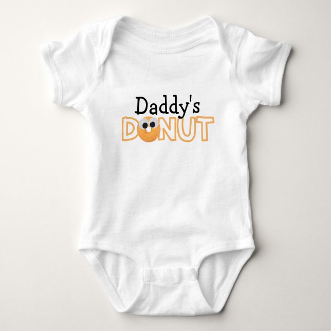 Der Krapfen-Baby-Bodysuit des Vatis Baby Strampler (Vorderseite)