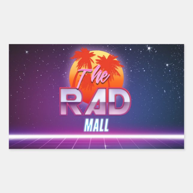 Der krasse Mall-"Welle 2" 4.5in x 2.7in Aufkleber (Vorderseite)