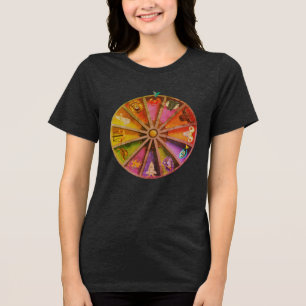 Der Krebs (Cancer) im Zodakusrad Tri-Blend Shirt