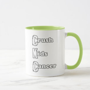 Der Krebs-" Grün-Tasse "der Zerstampfungs-Kinder Tasse