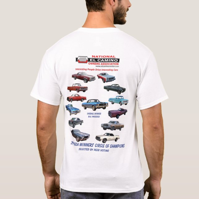 Der Kreis 2019 des Siegers der Meister T-Shirt (Rückseite)