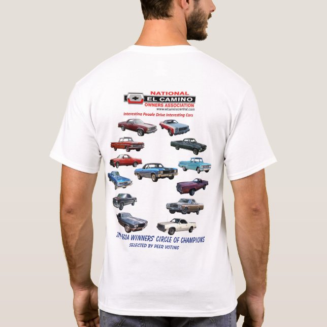 Der Kreis 2019 des Siegers der Meister T-Shirt (Rückseite)