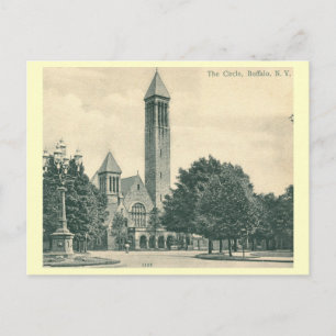 Der Kreis, Buffalo, New York Vintage Postkarte