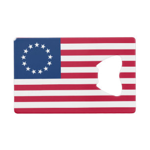 Der Kreis der Sterne, amerikanische Flagge von Bet Geldbeutel Flaschenöffner