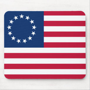 Der Kreis der Sterne, amerikanische Flagge von Bet Mousepad