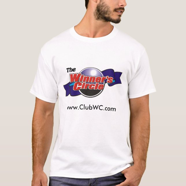 Der Kreis-grundlegender T - Shirt des Siegers (Vorderseite)