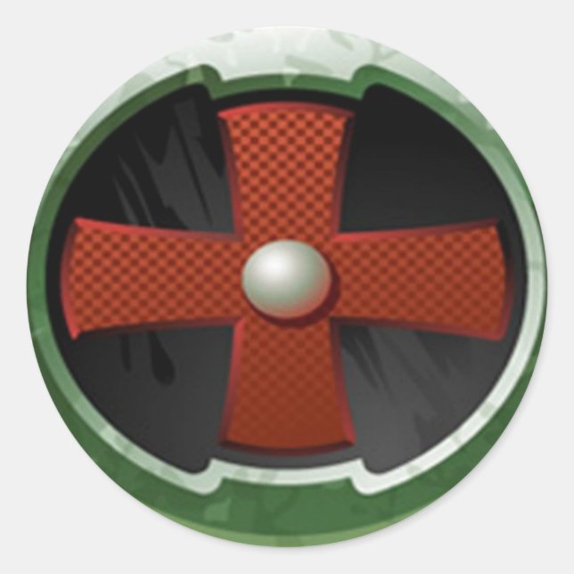 Der Kreis Runder Aufkleber (Vorderseite)