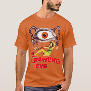 Der kriechende Augapfel Vintage-Horrorfilm T-Shirt