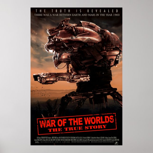 Der Krieg der Welt - das wahre Story LG Movie Post Poster (Vorne)