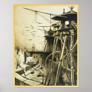 Der Krieg der Welten (1906) Poster