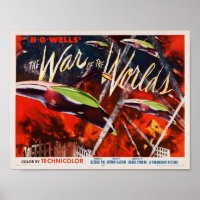 DER KRIEG DER WELTEN Retro-SciFi-Film HG Wells Vi