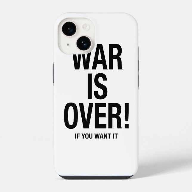 Der Krieg ist vorbei iPhone Hülle (Rückseite)