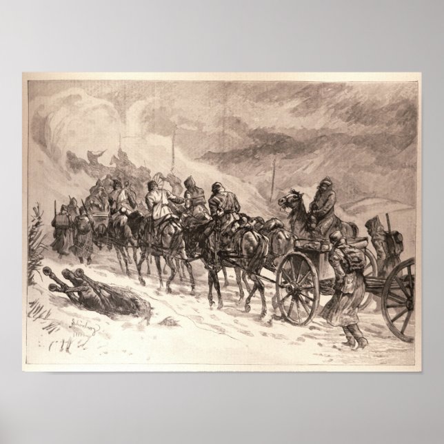 Der Krieg zwischen Serbien und Bulgarien Poster