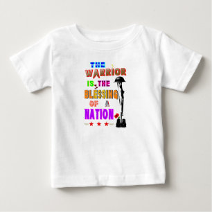Der Krieger ist der Segen einer Nation Baby T-shirt