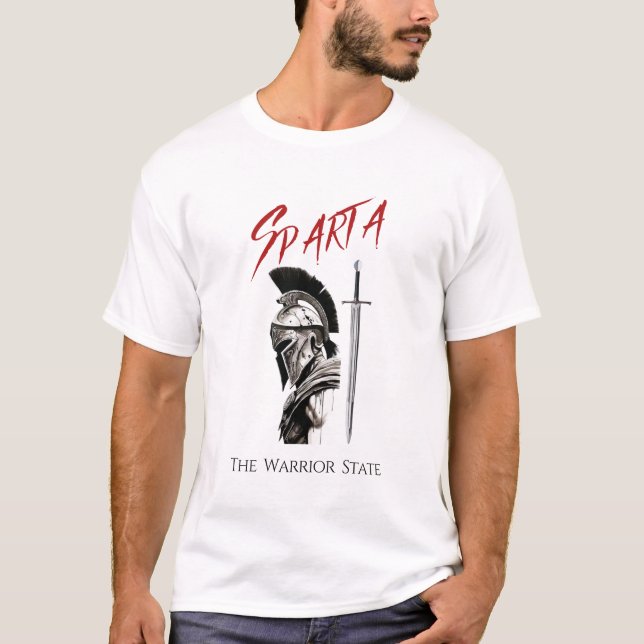 Der Krieger-Staat: Sparta T - Shirt (Vorderseite)