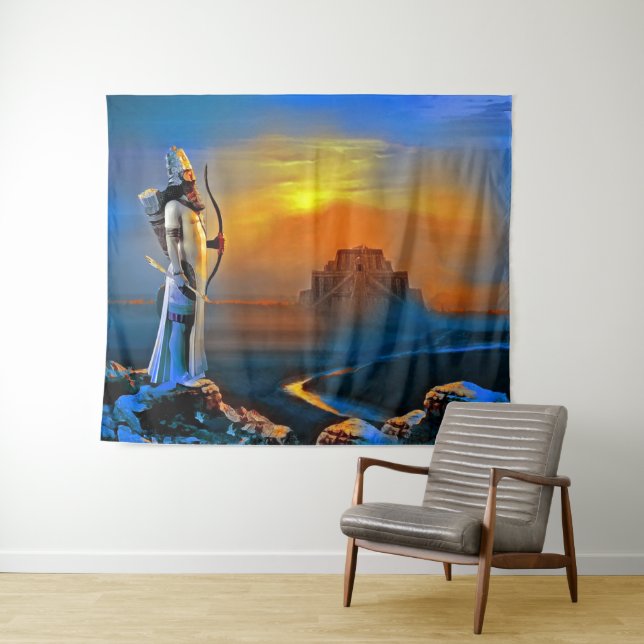 Der Krieger Wandteppich (Beispiel (Horizontal))