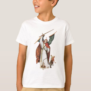 Der Kriegers-Winkel-Kampf des Gottes des Guts und T-Shirt