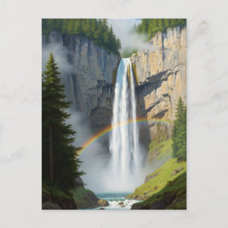 Der Krimmler Wasserfall Österreich Höchster Wasser Postkarte