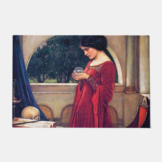 Der Kristallball, John William Waterhouse Fußmatte (Vorderseite)
