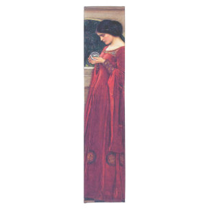 Der Kristallball, John William Waterhouse Kurzer Tischläufer