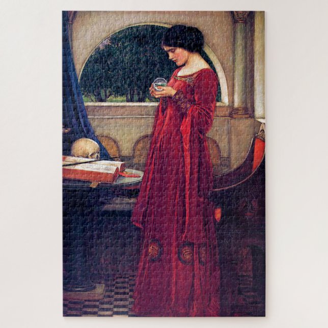 Der Kristallball, John William Waterhouse Puzzle (Vertikal)