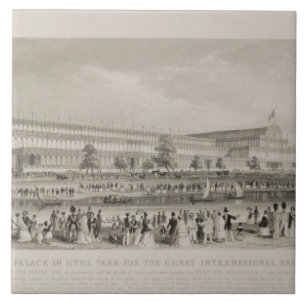 Der Kristallpalast in Hyde Park für das große Inte Fliese
