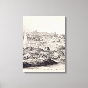 Der Kristallpalast Leinwanddruck