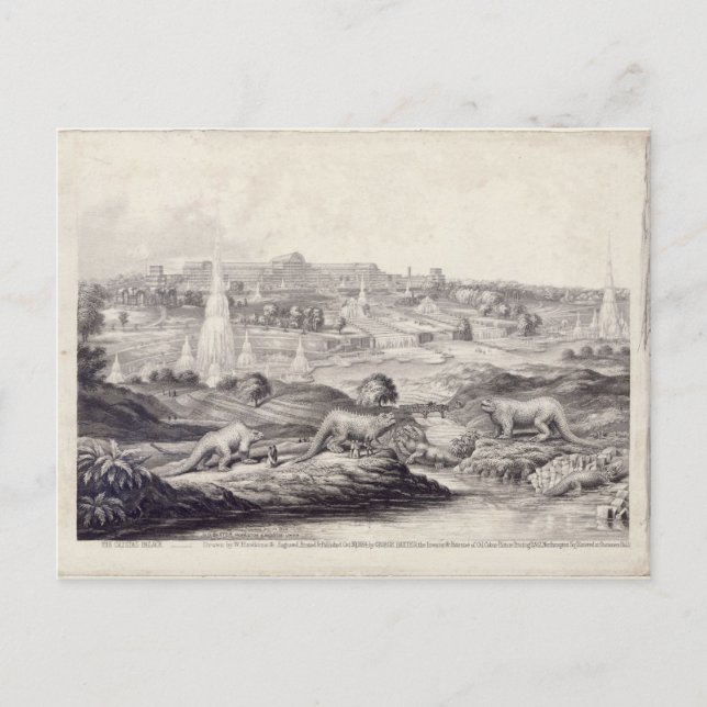 Der Kristallpalast Postkarte (Vorderseite)