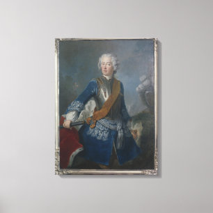 Der Kronprinz Frederick II, c.1736 Leinwanddruck
