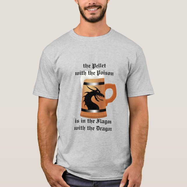 Der Krug mit dem Drachen T-Shirt (Vorderseite)